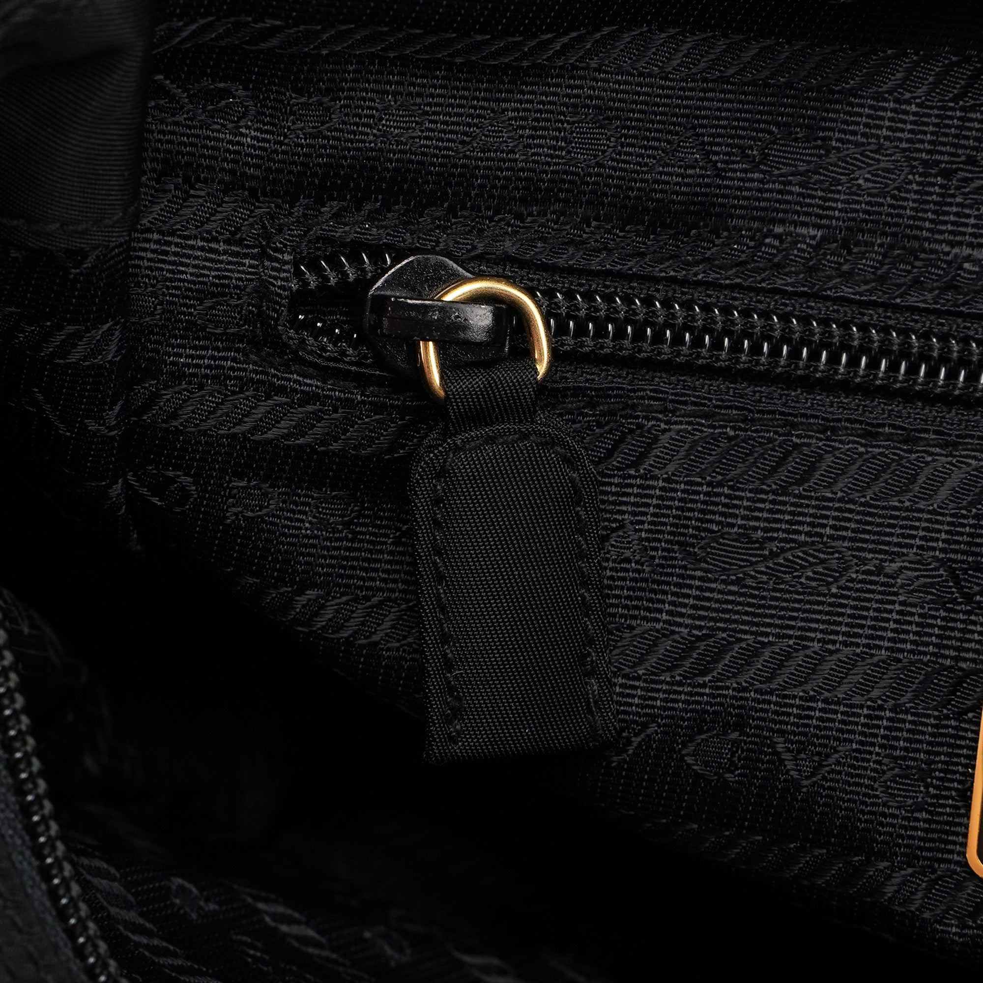 Navy Gold Tessuto Metallo Tote