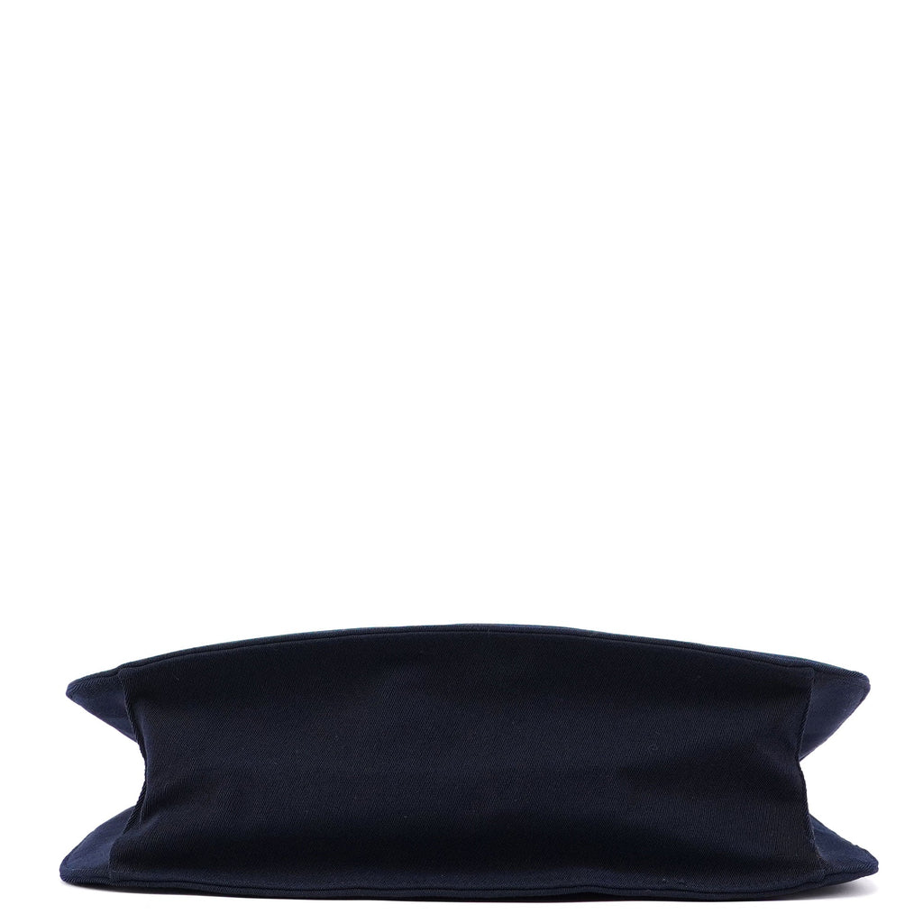 Navy Mesh Plastic Chain Shoulder Bag
