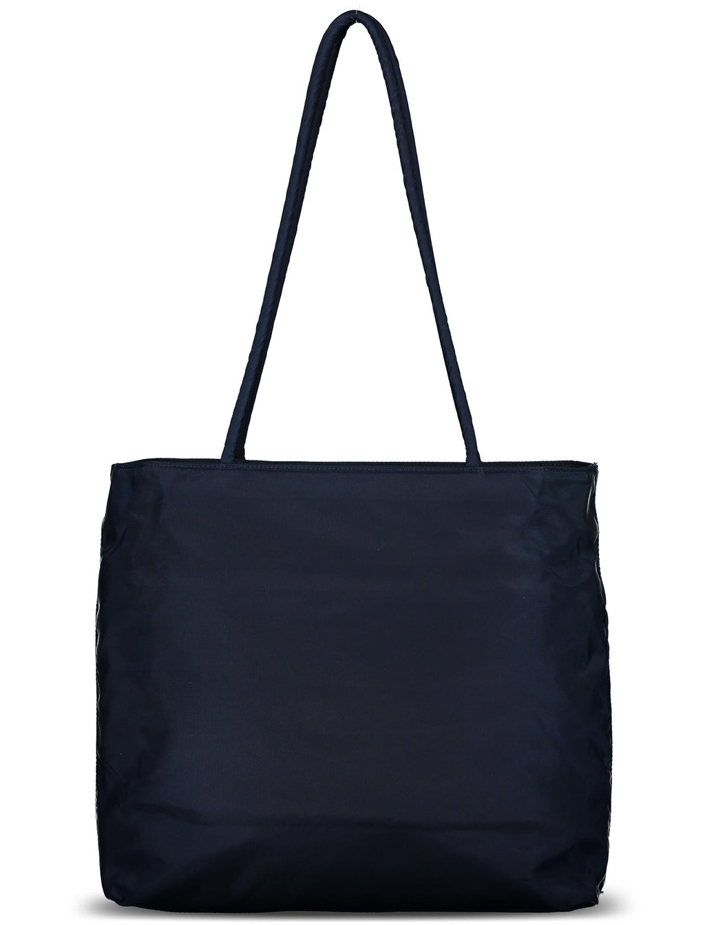 Navy Nylon Tessuto City Tote Bag