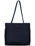 Navy Nylon Tessuto City Tote Bag