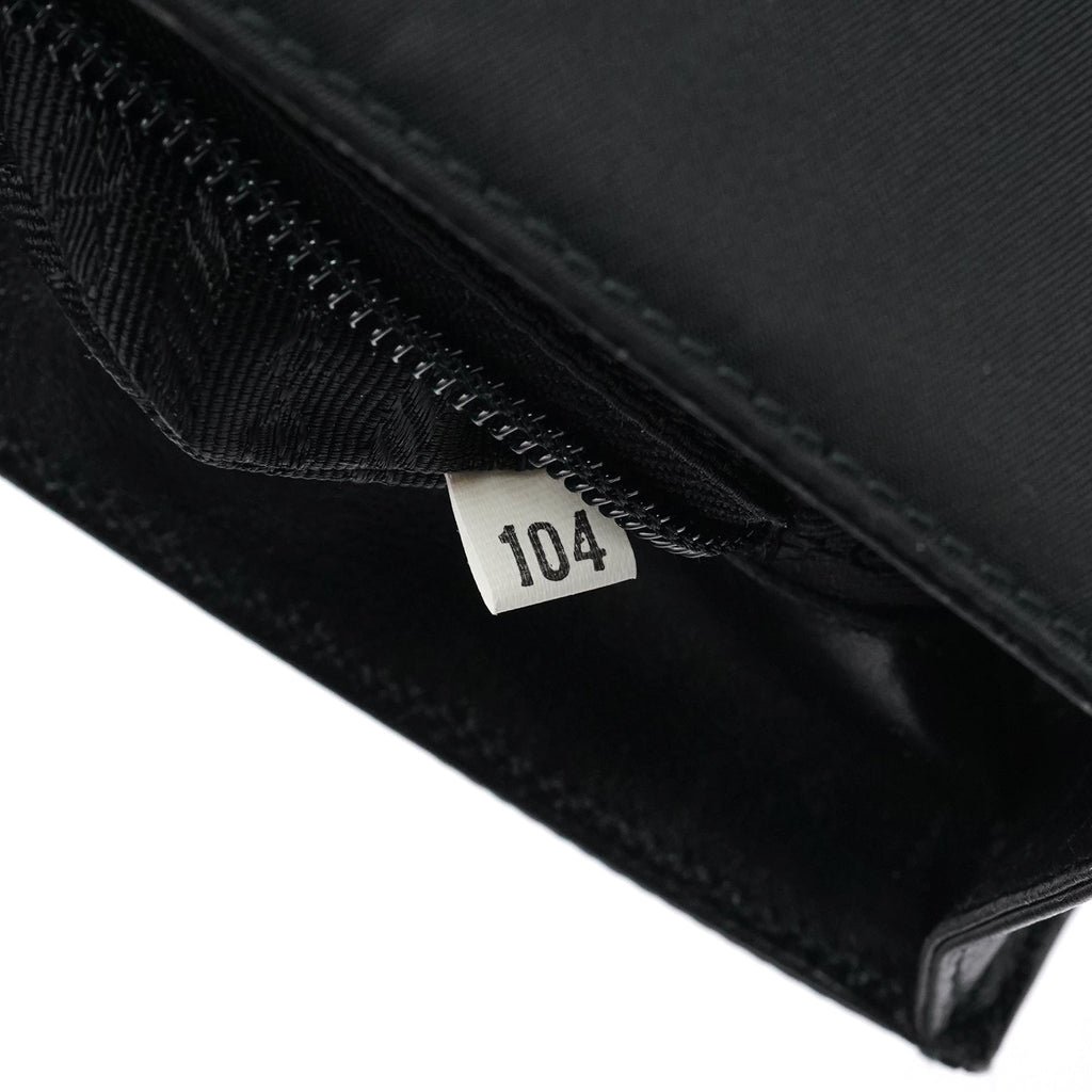 Navy Tessuto Buckle Shoulder Bag