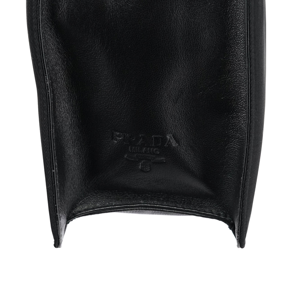 Navy Tessuto Buckle Shoulder Bag