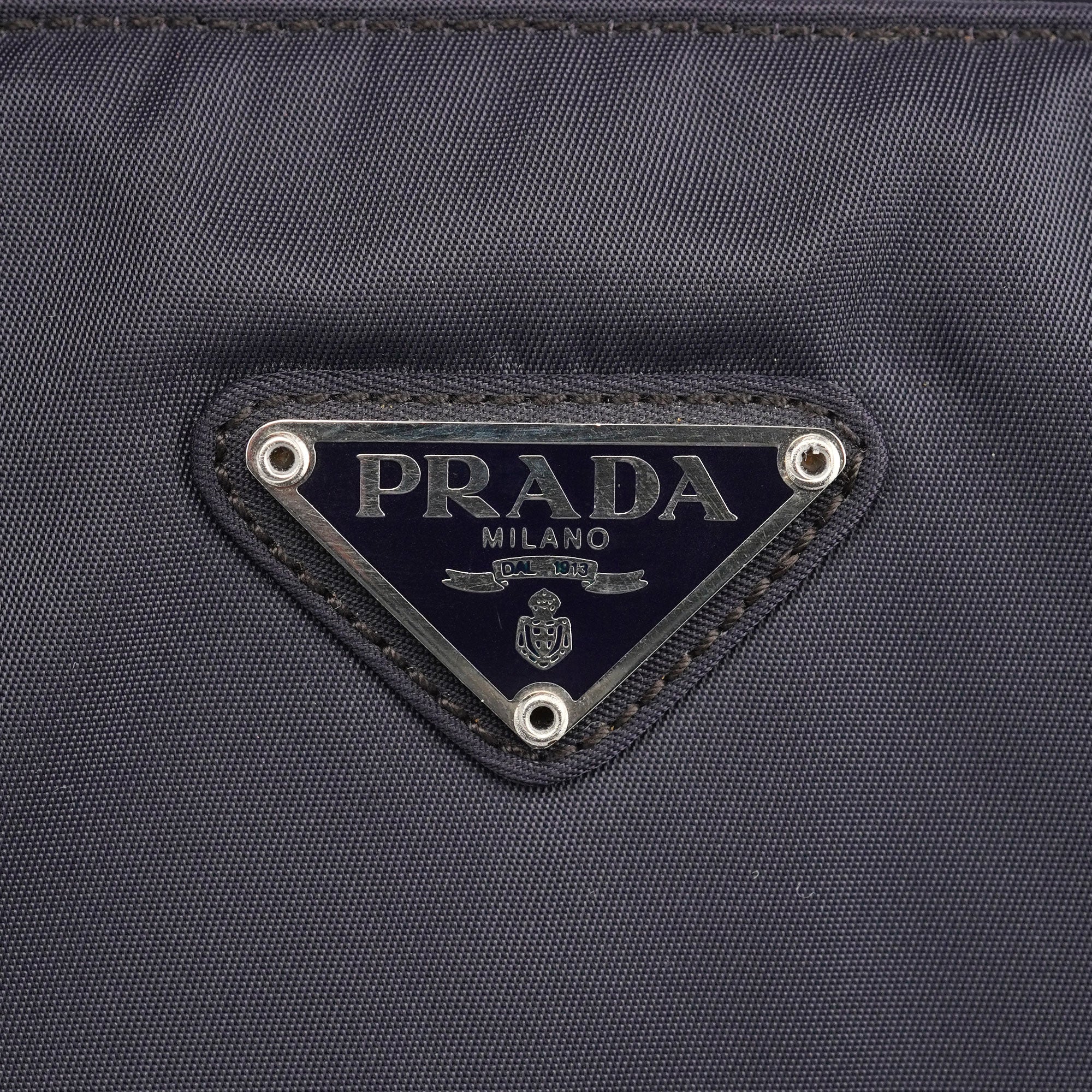 Navy Tessuto City Tote Bag