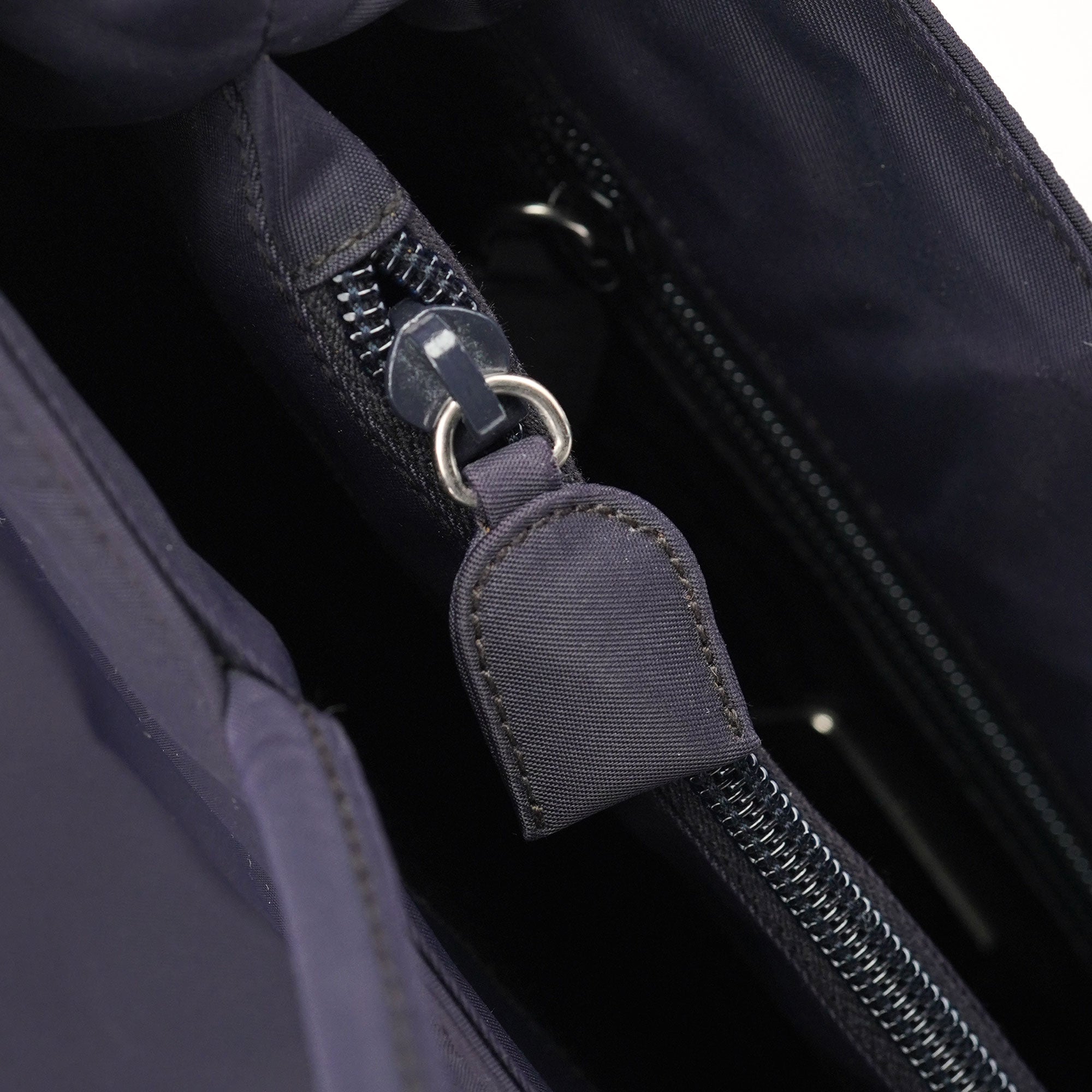 Navy Tessuto City Tote Bag