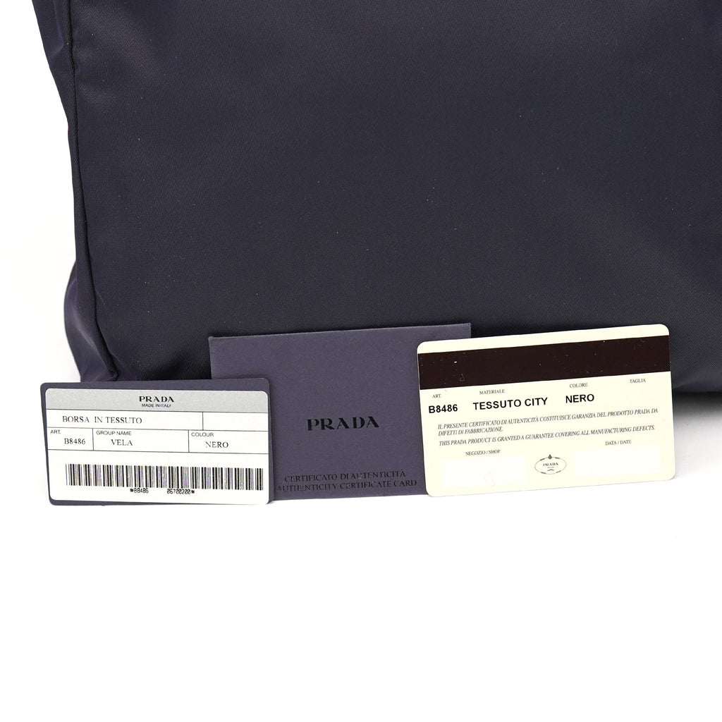 Navy Tessuto City Tote Bag