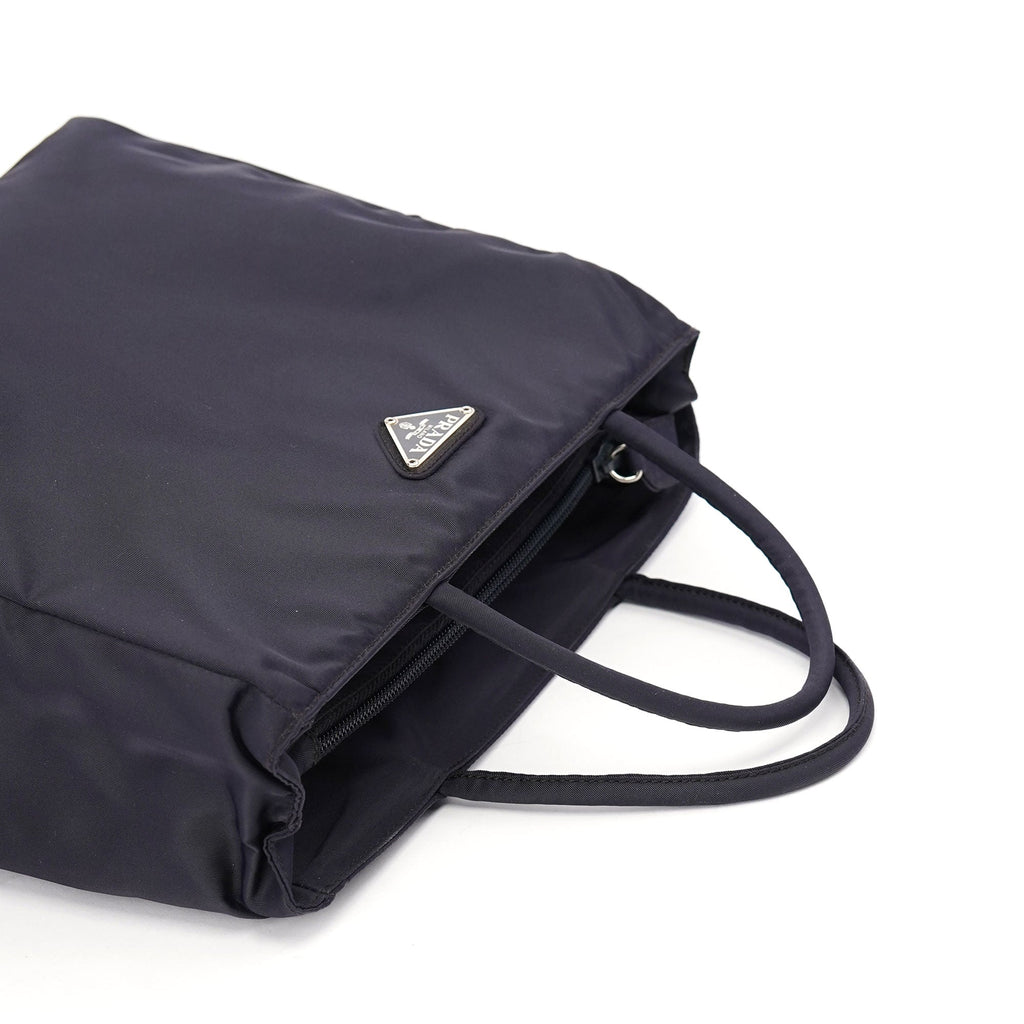 Navy Tessuto City Tote Bag