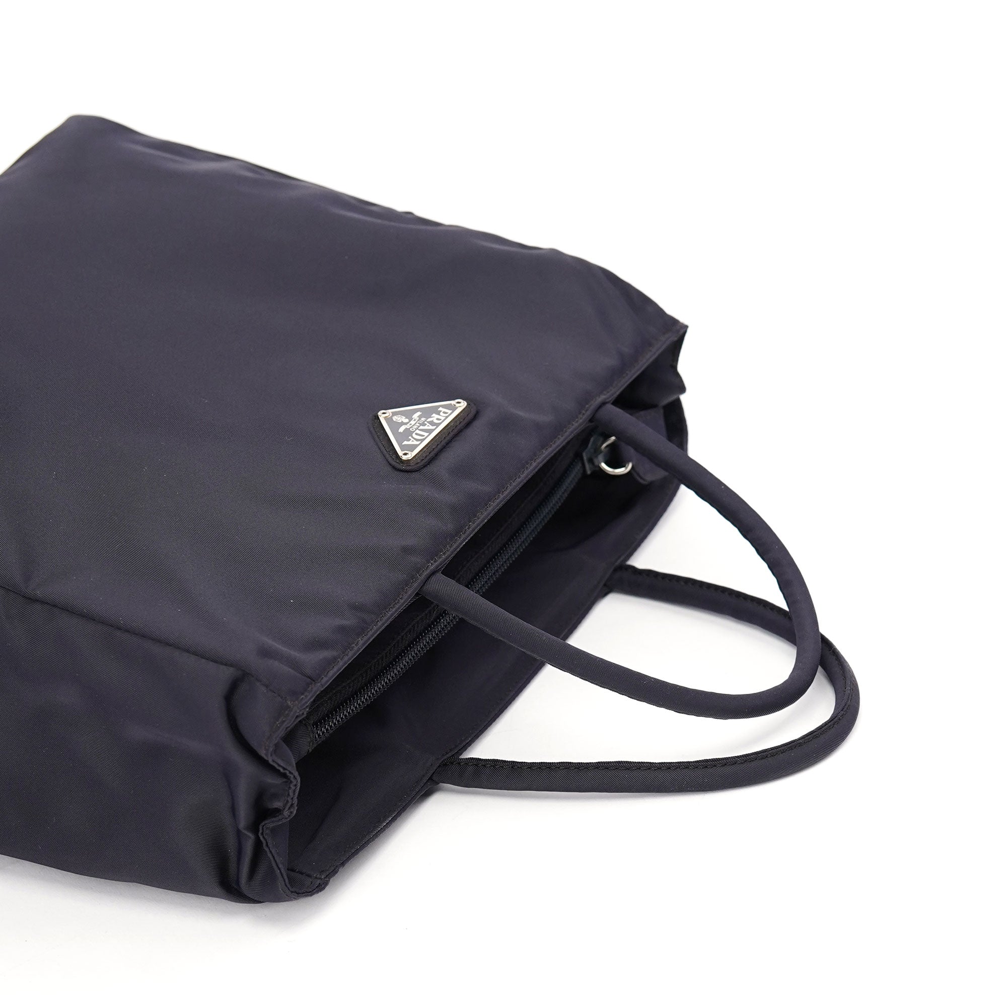 Navy Tessuto City Tote Bag
