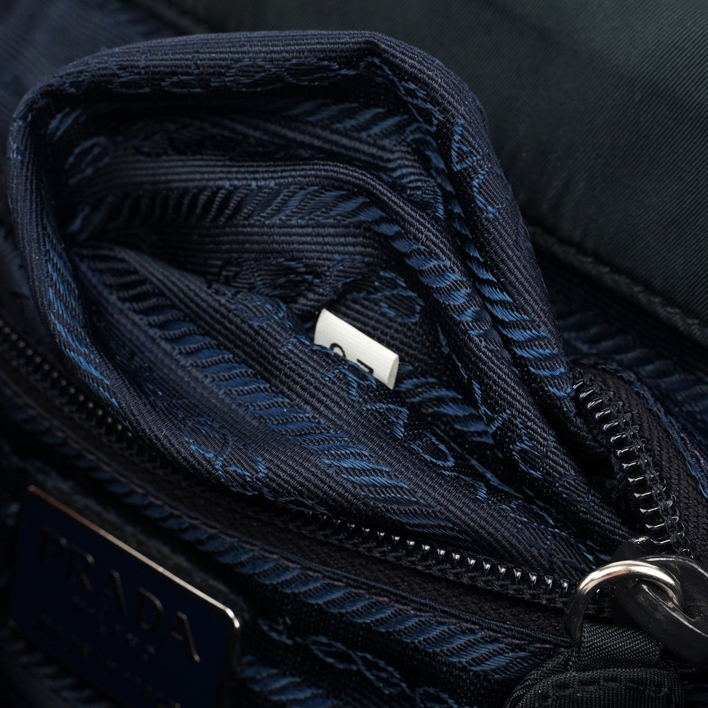 Navy Tessuto City Tote Bag