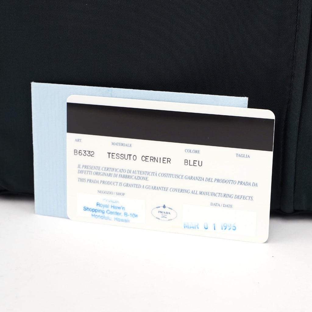 Navy Tessuto City Tote Bag