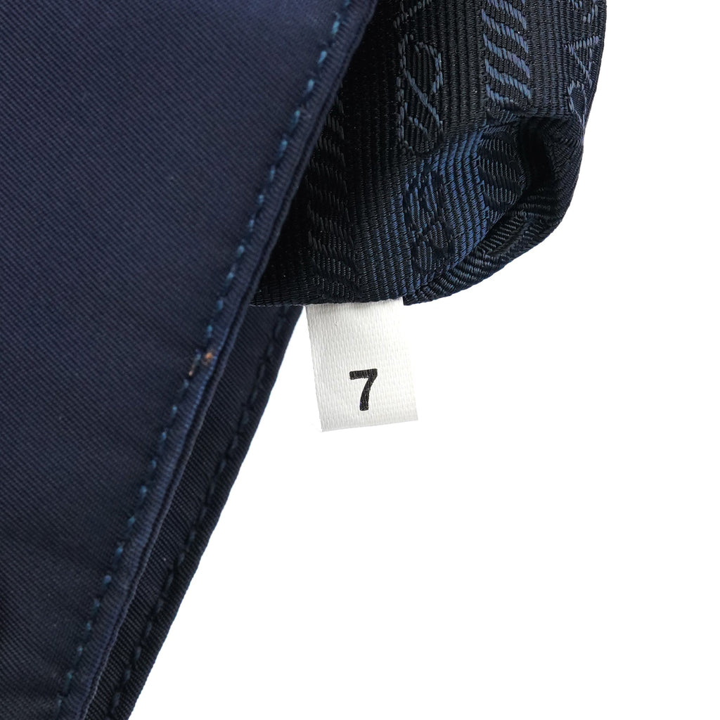 Navy Tessuto Nylon Shoulder Bag