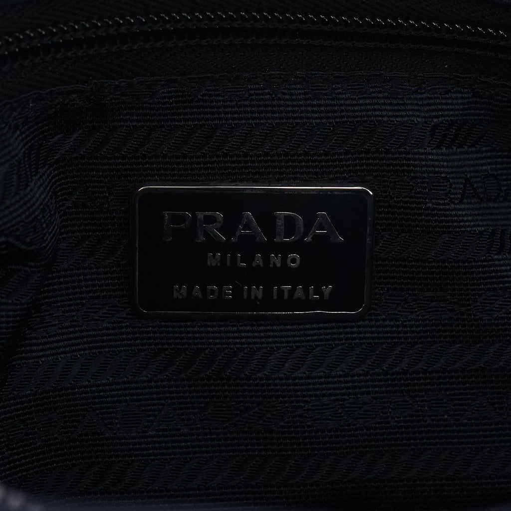 Navy Tessuto Nylon Shoulder Bag