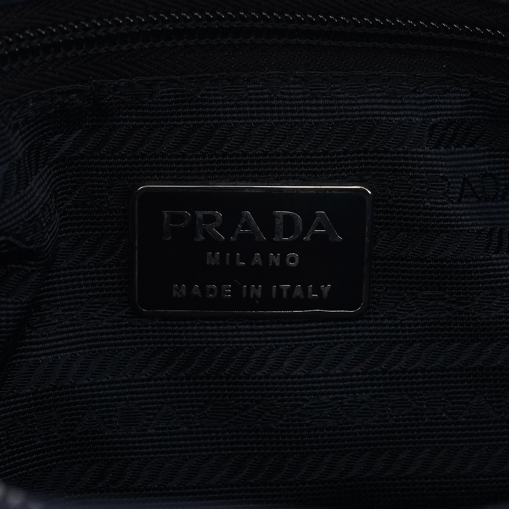 Navy Tessuto Nylon Shoulder Bag