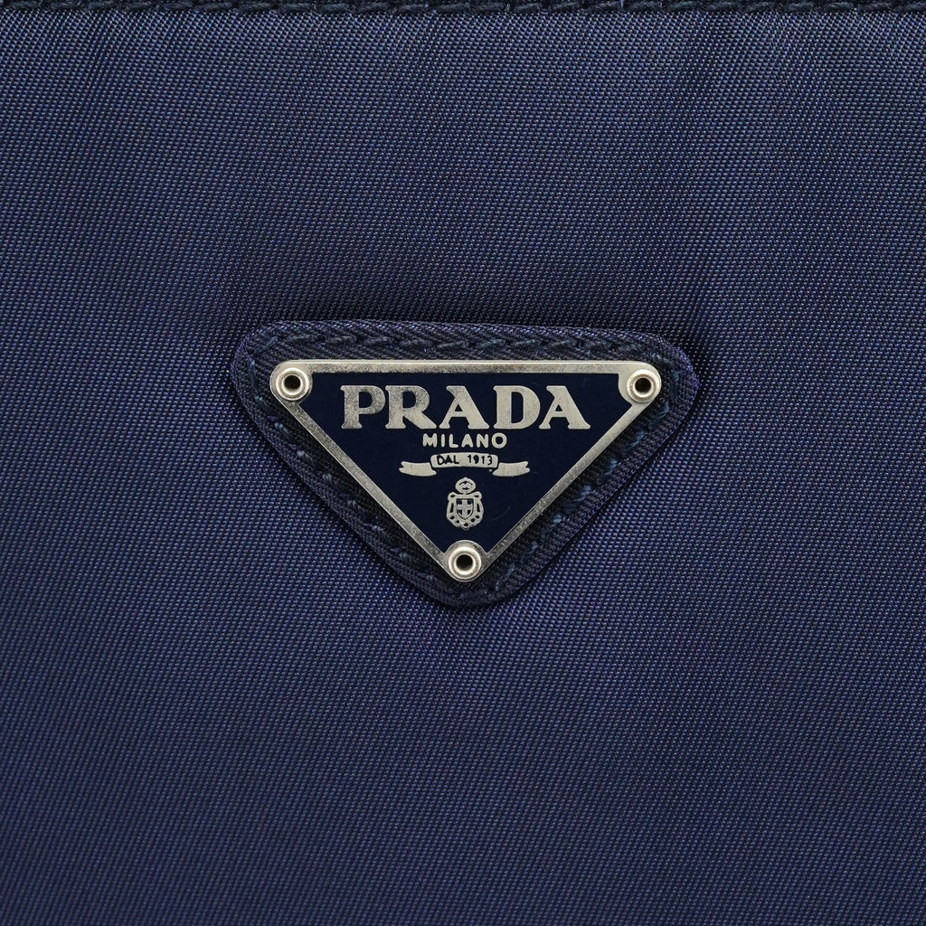 Navy Tessuto Nylon Shoulder Bag