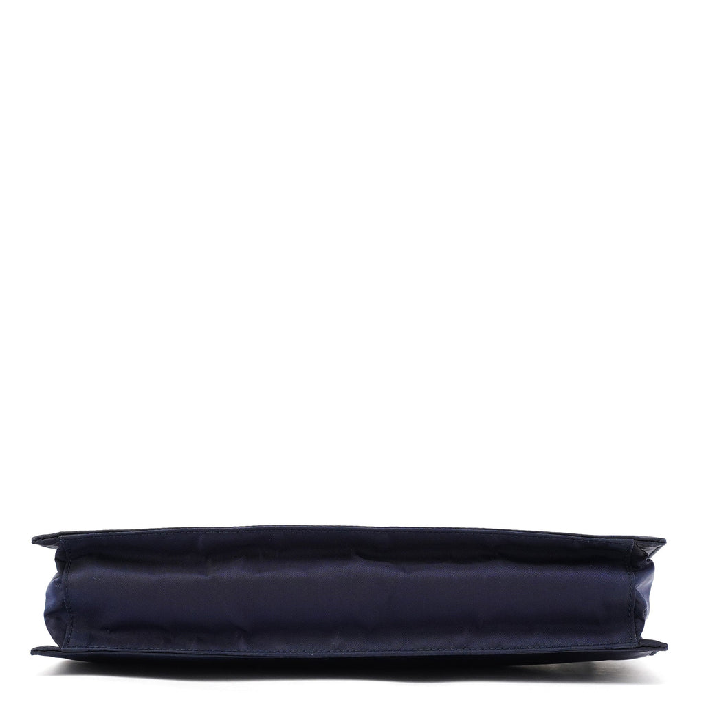 Navy Tessuto Nylon Shoulder Bag