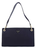 Navy Tessuto Nylon Shoulder Bag