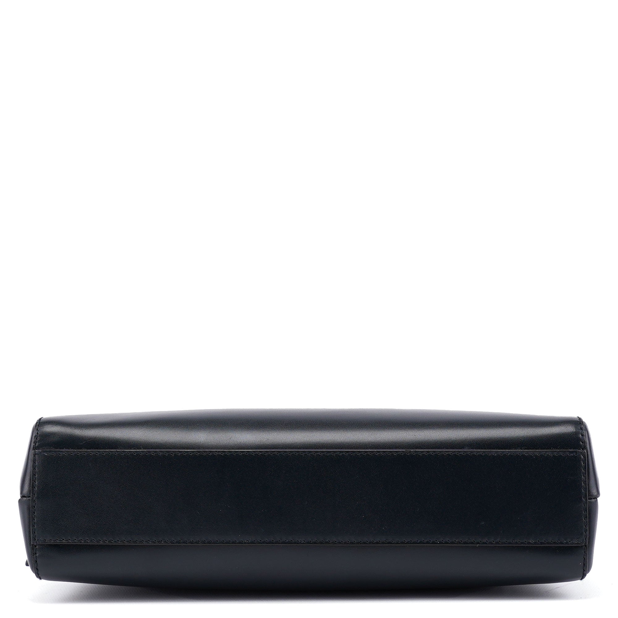 Navy Vitello Chic Shoulder Bag