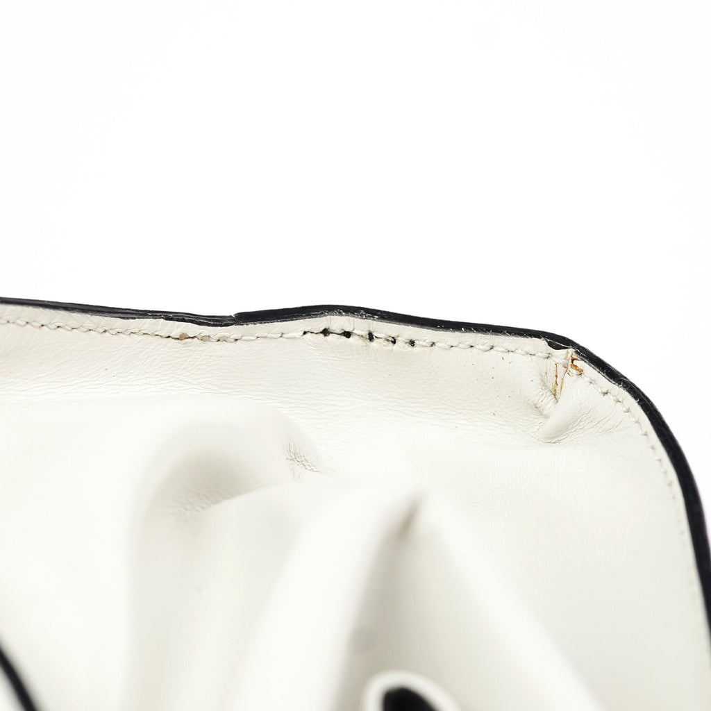 Off White Vitello Chic Shoulder Bag