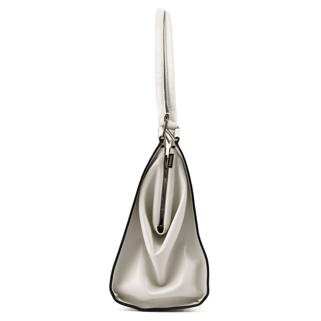 Off White Vitello Chic Shoulder Bag