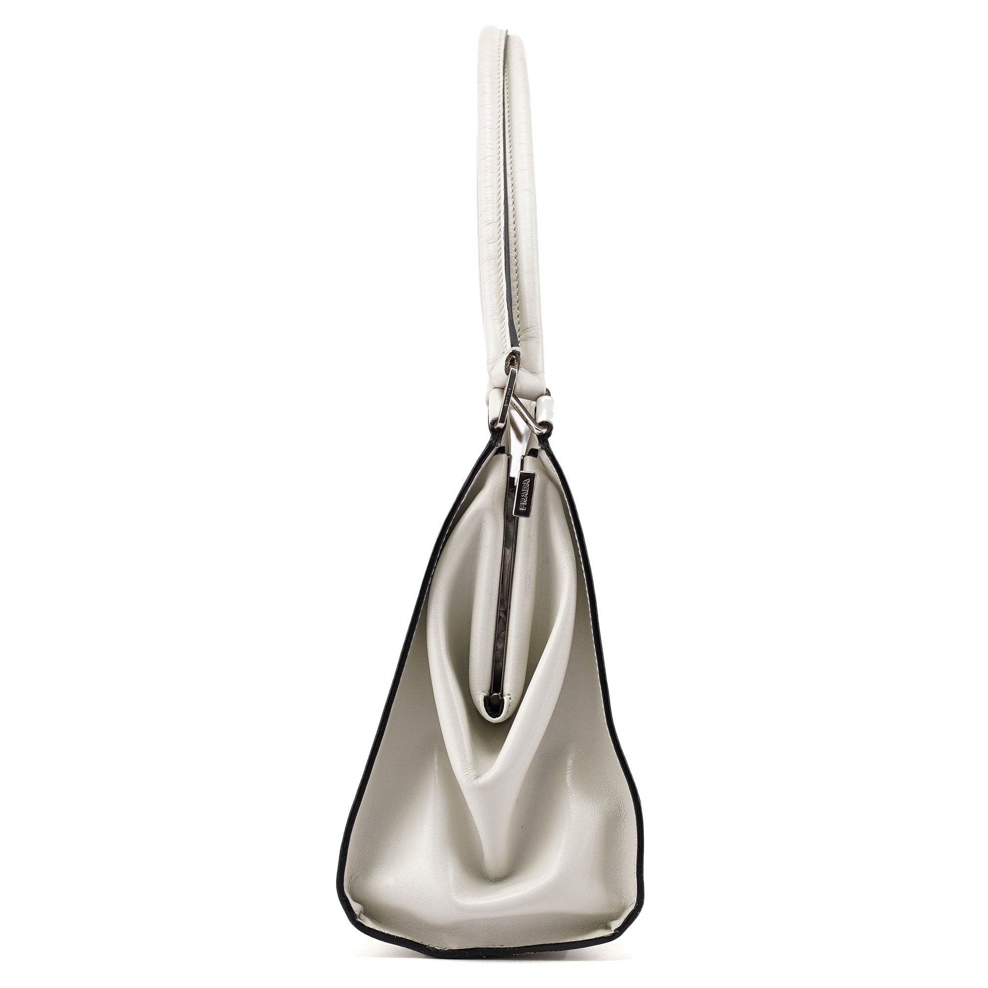 Off White Vitello Chic Shoulder Bag