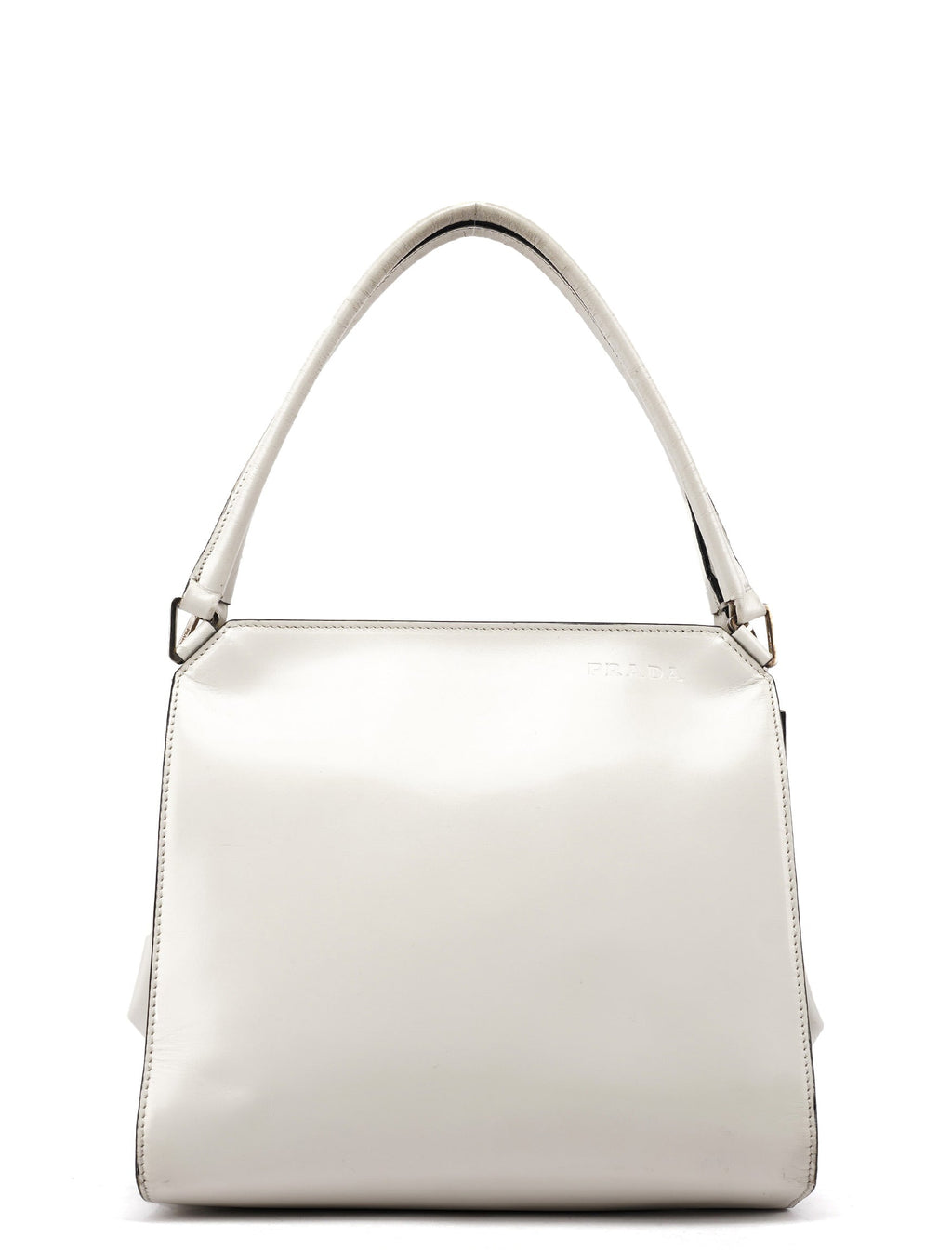 Off White Vitello Chic Shoulder Bag