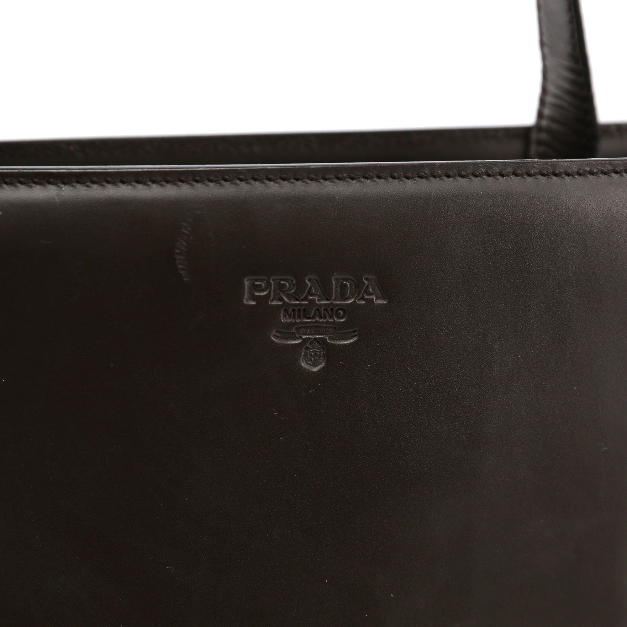 Olive Calfskin Tote Bag