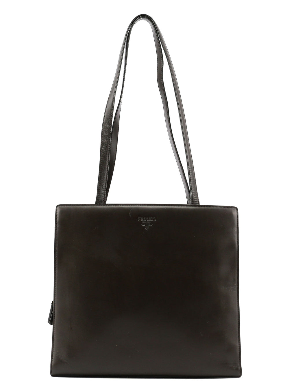 Olive Calfskin Tote Bag
