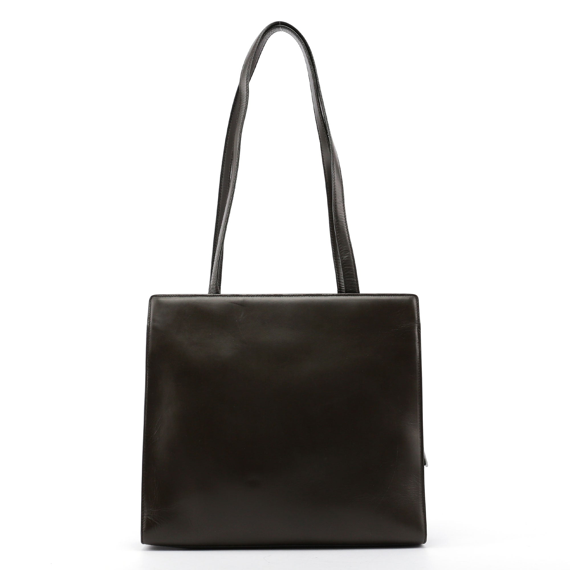 Olive Calfskin Tote Bag