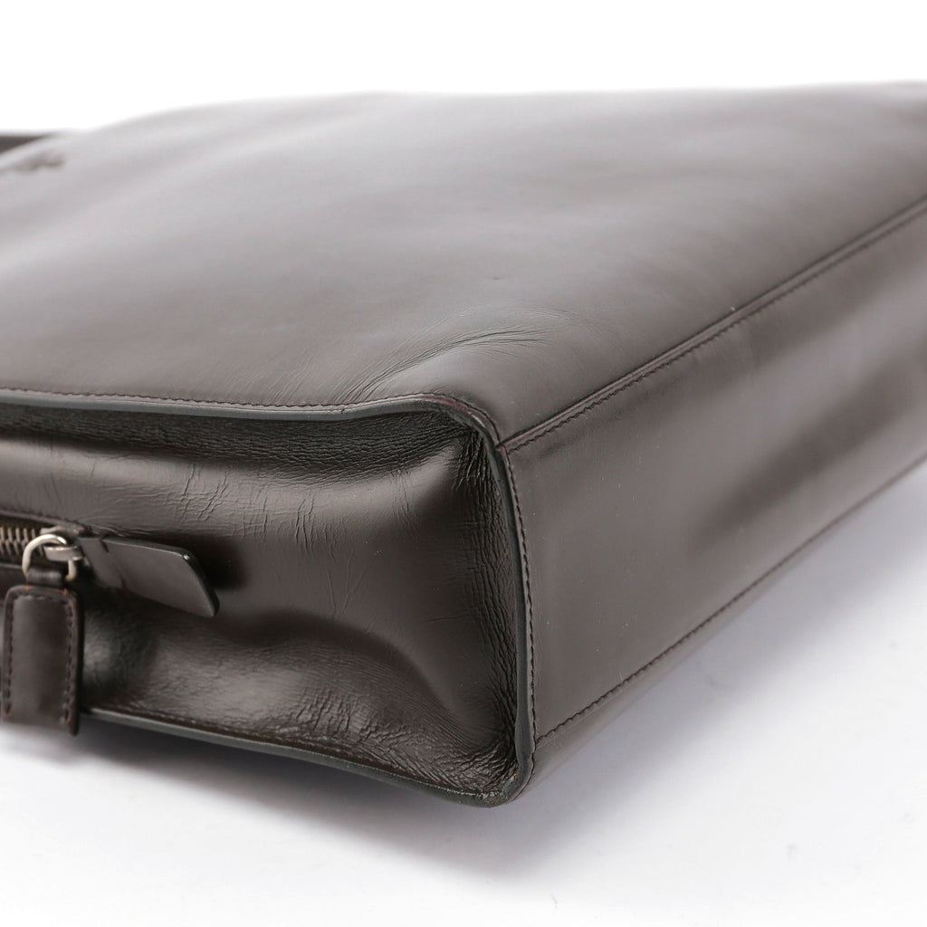 Olive Calfskin Tote Bag