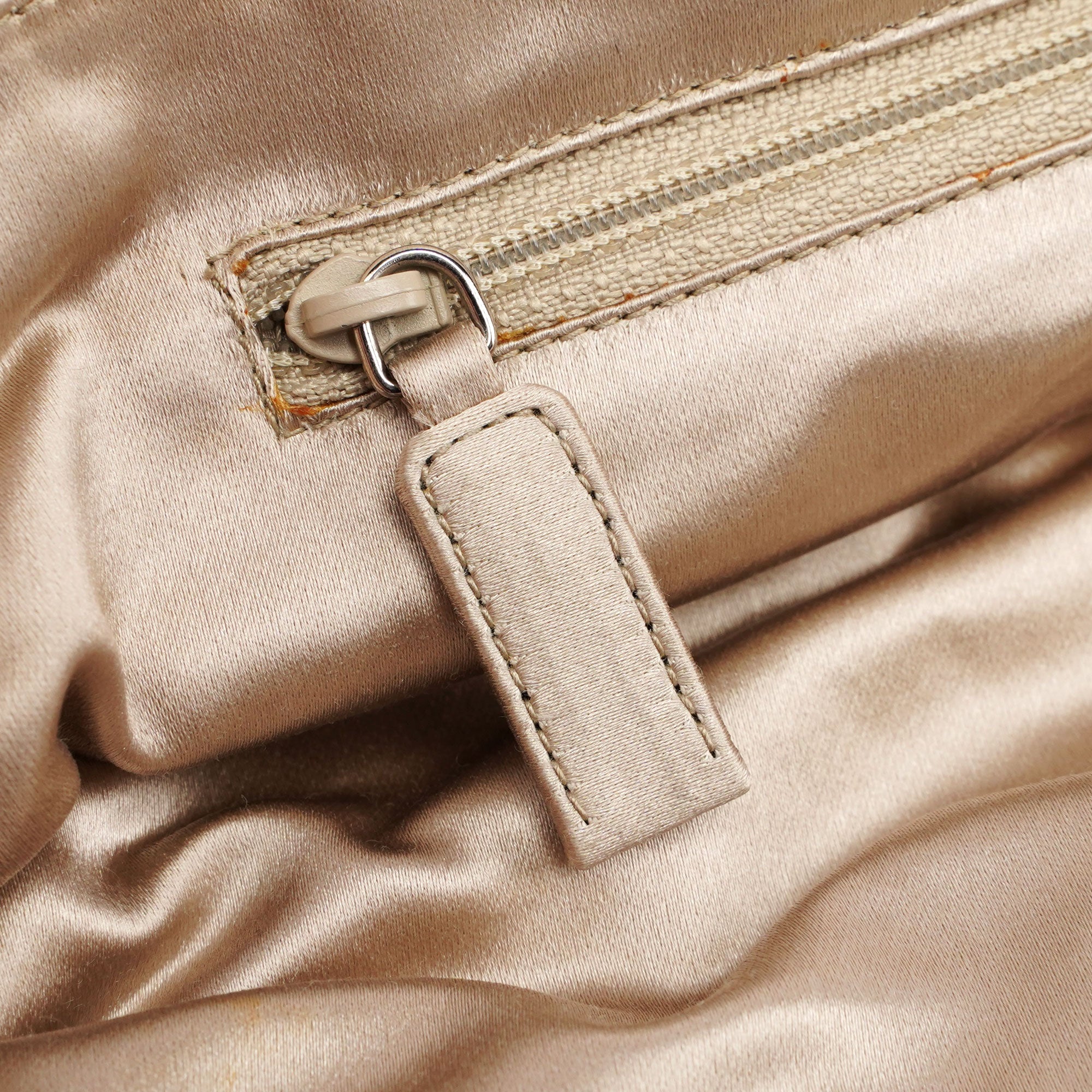 Pink Silk Sequin Chain Bag