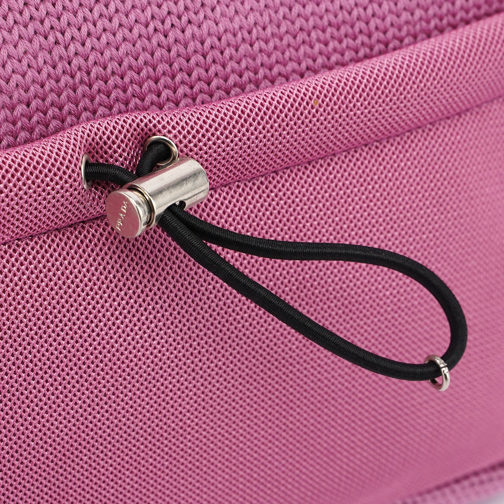 Pink Wool Hobo Shoulder Bag
