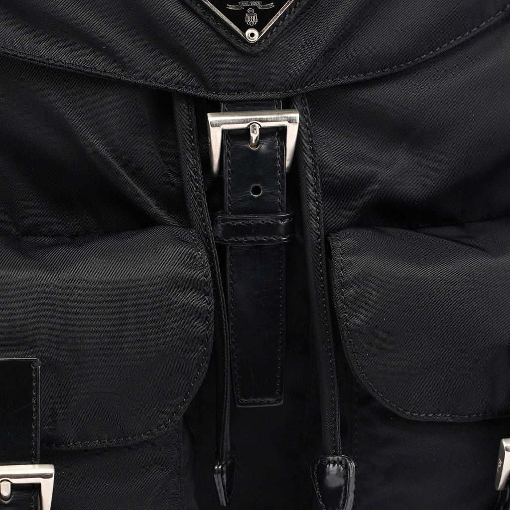 Prada B2811 Black Backpack
