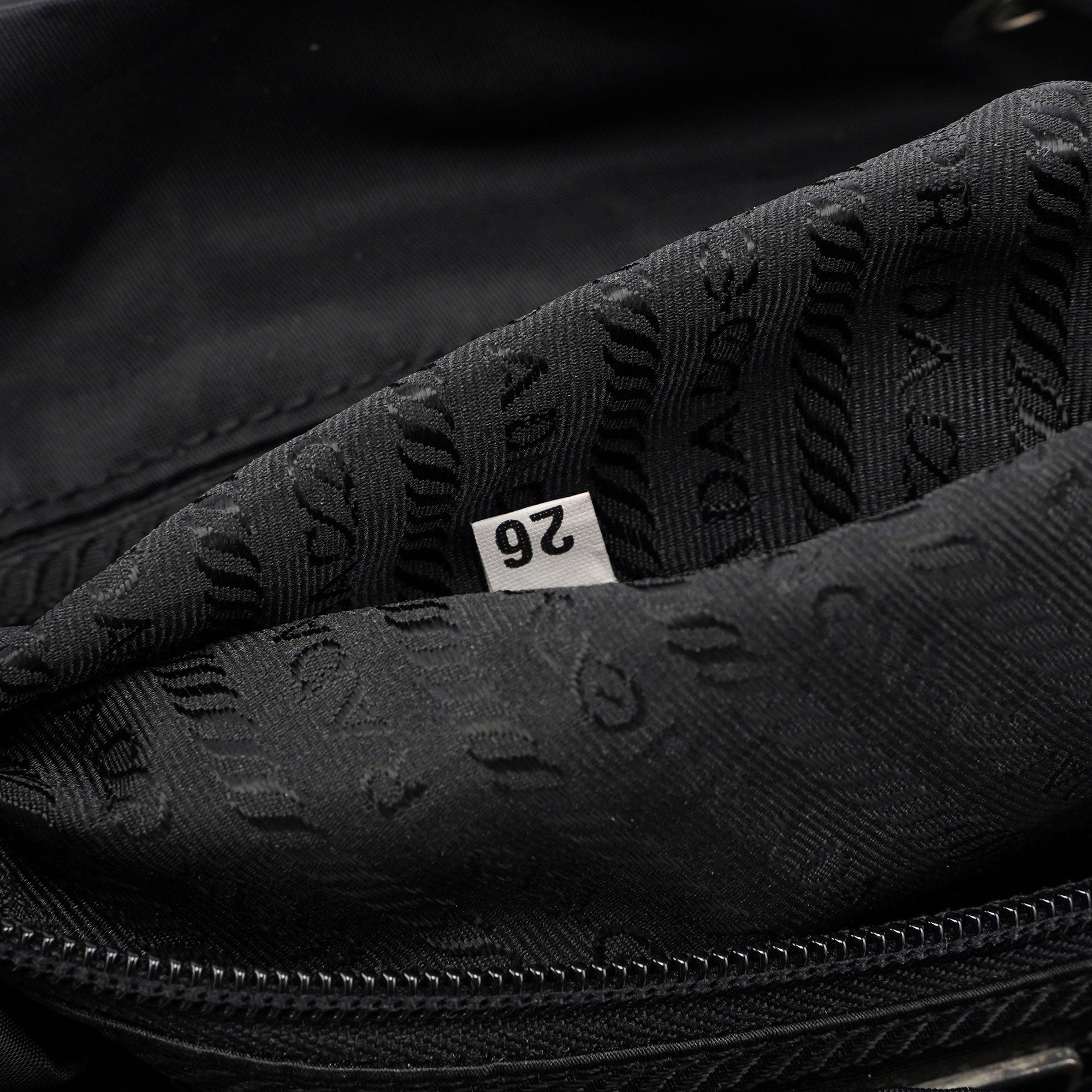 Prada B2811 Black Backpack