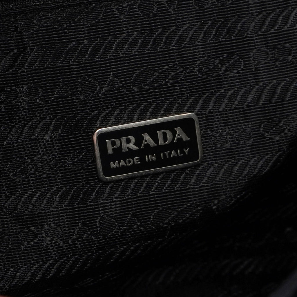 Black Leather Top Handle Bag