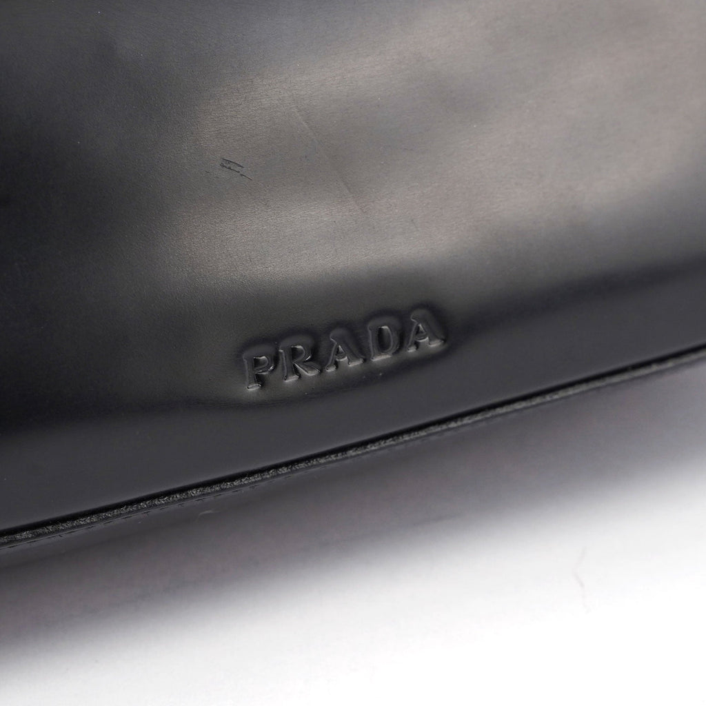 Prada Black Spazzolato Handbag