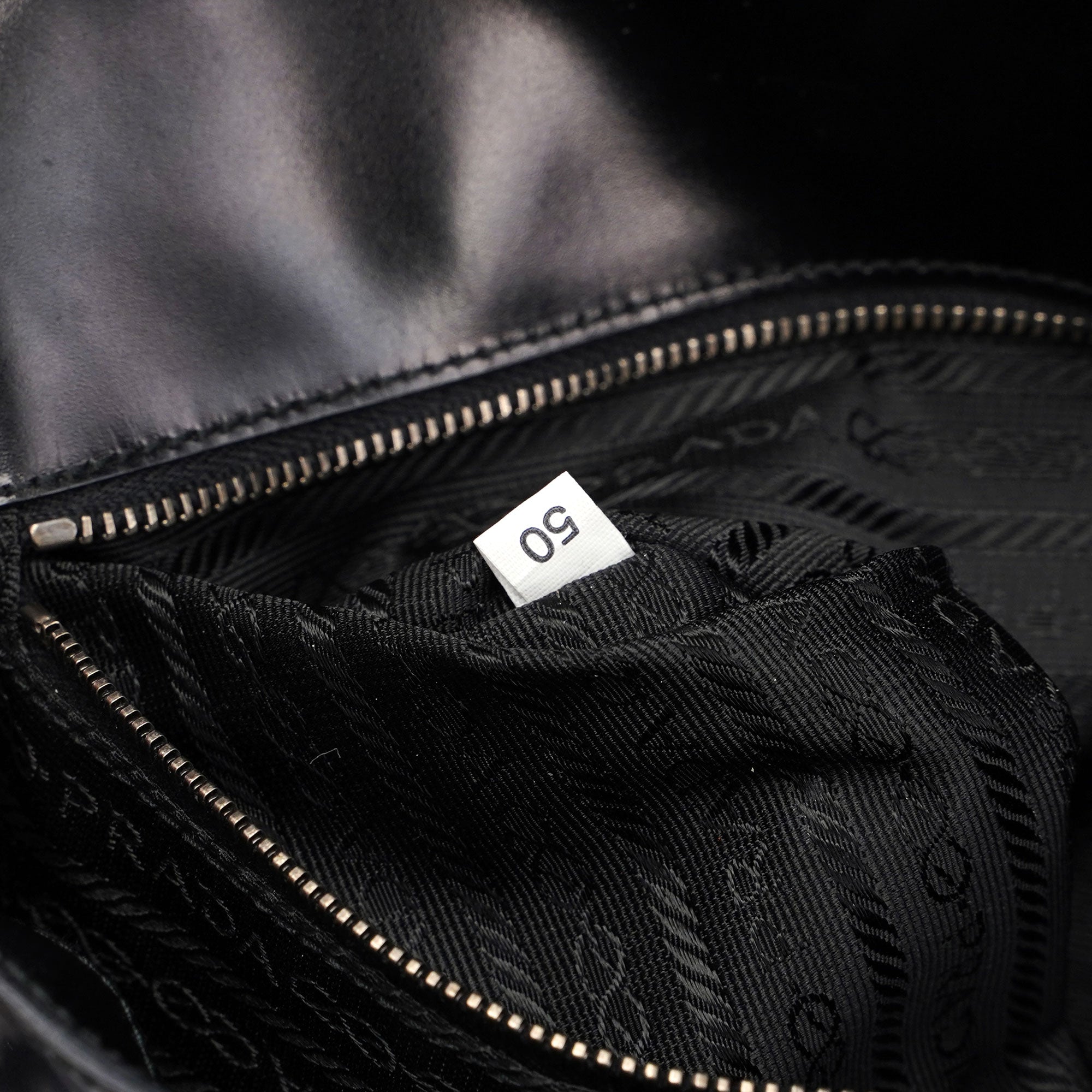 Prada Black Spazzolato Handbag