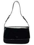 Prada Black Spazzolato Shoulder Bag