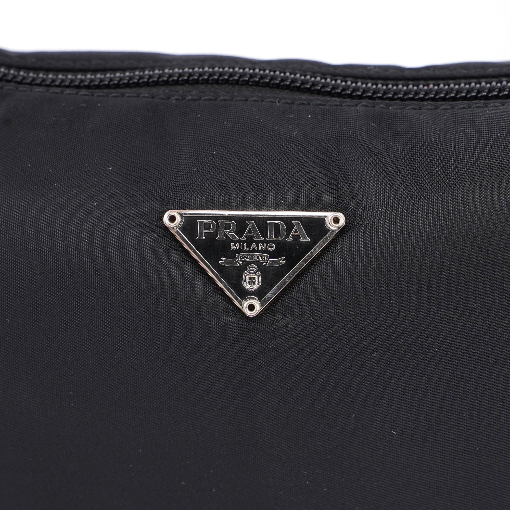 Prada Black Tessuto Mini Hobo