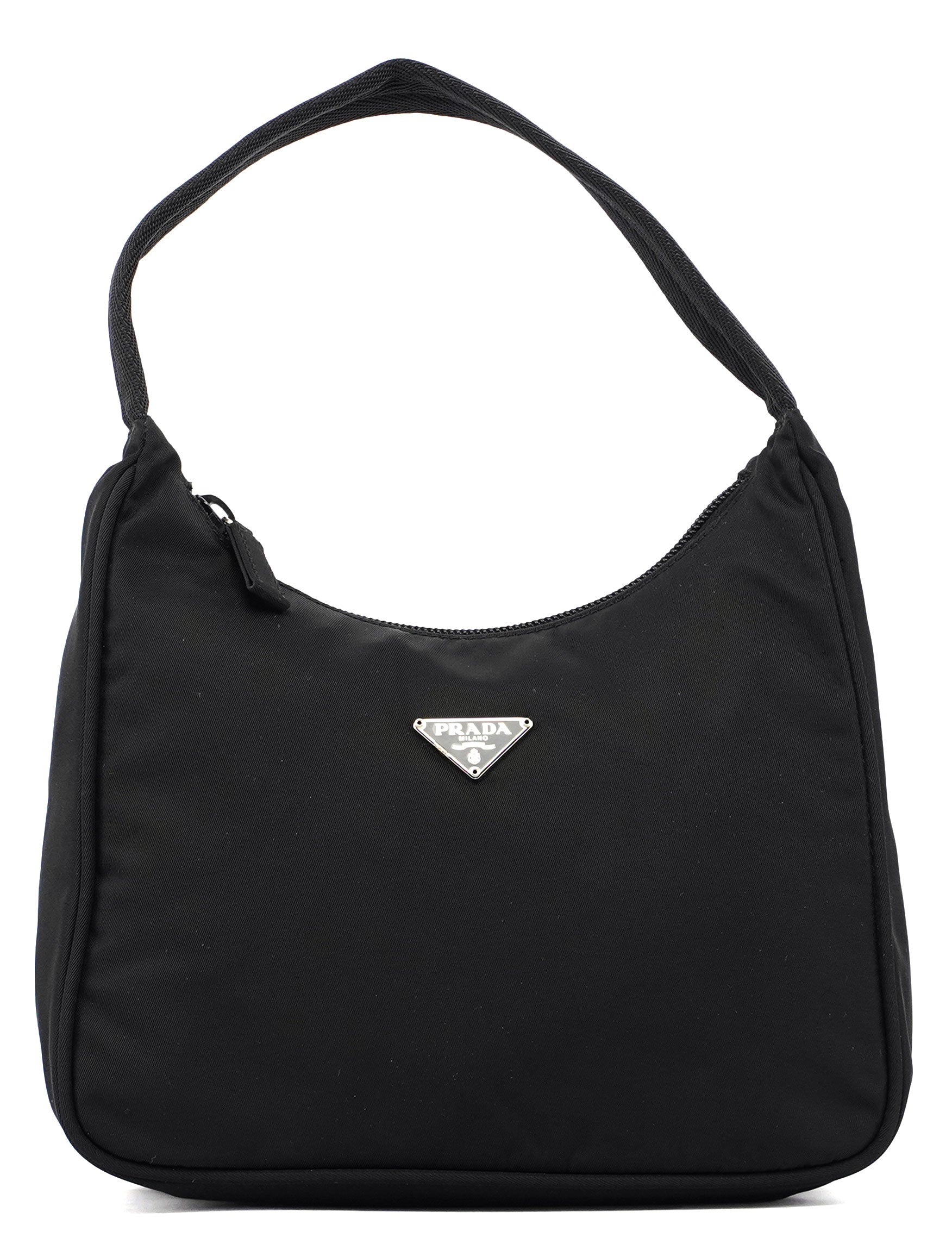 Prada Black Tessuto Mini Hobo