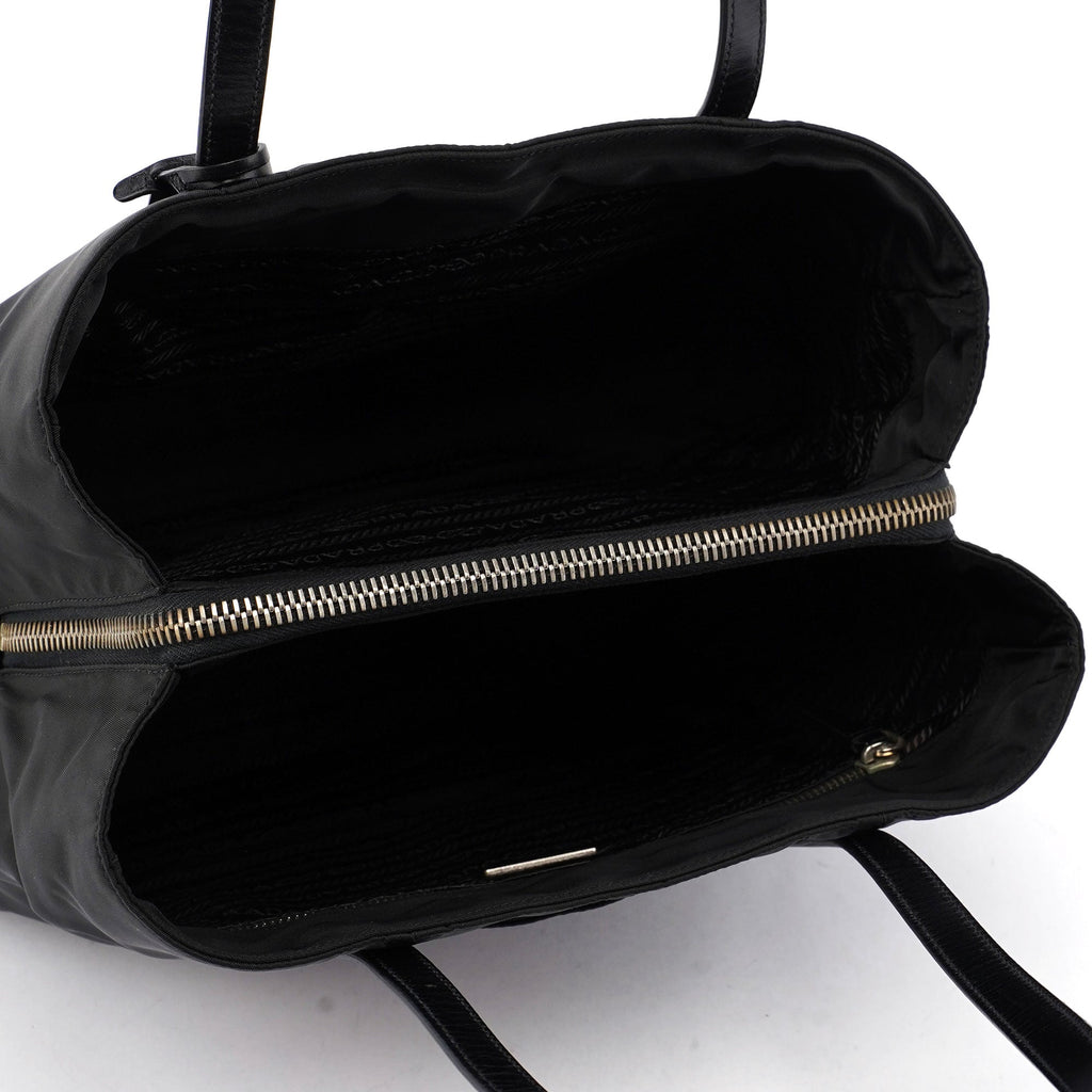 Prada Black Tessuto Tote