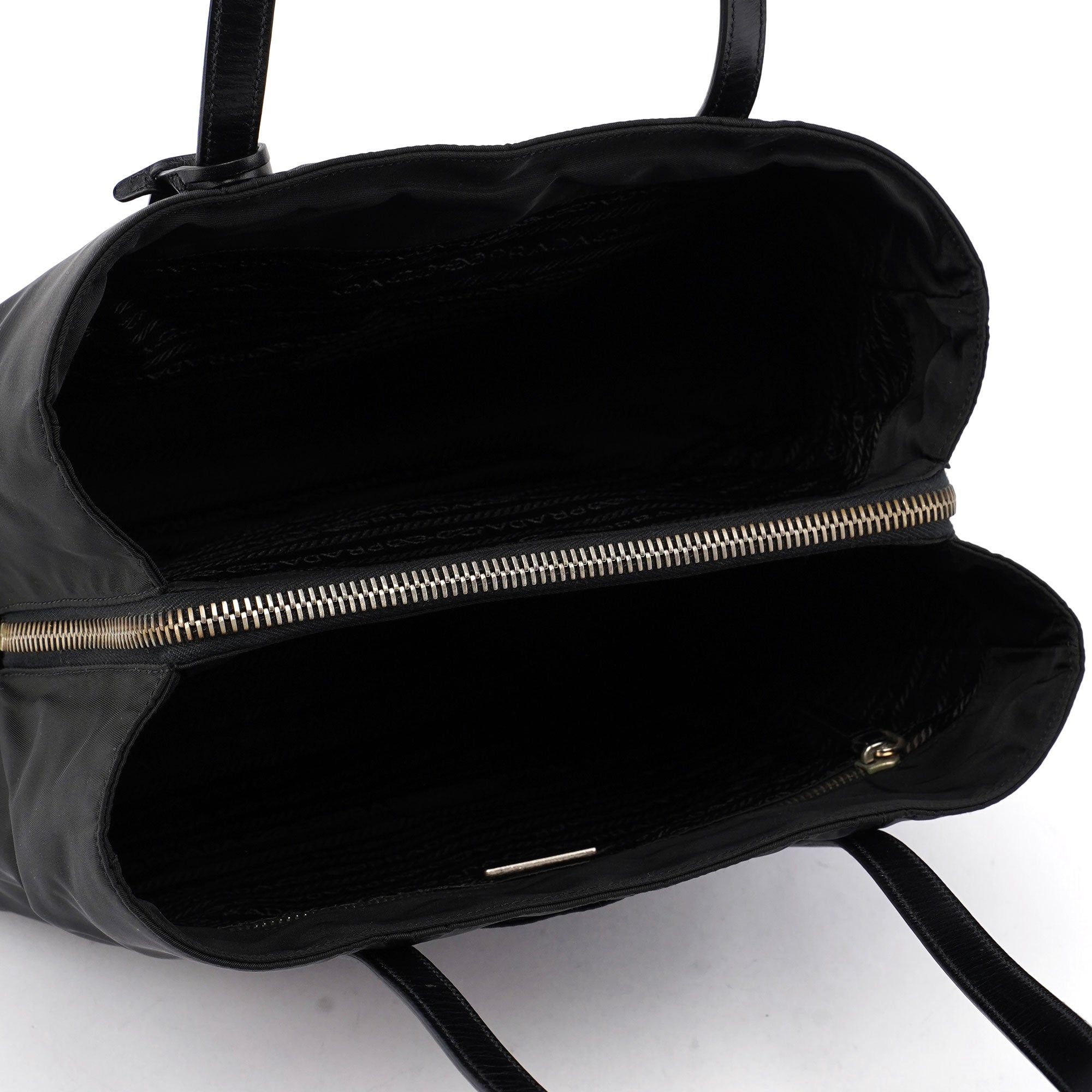 Prada Black Tessuto Tote