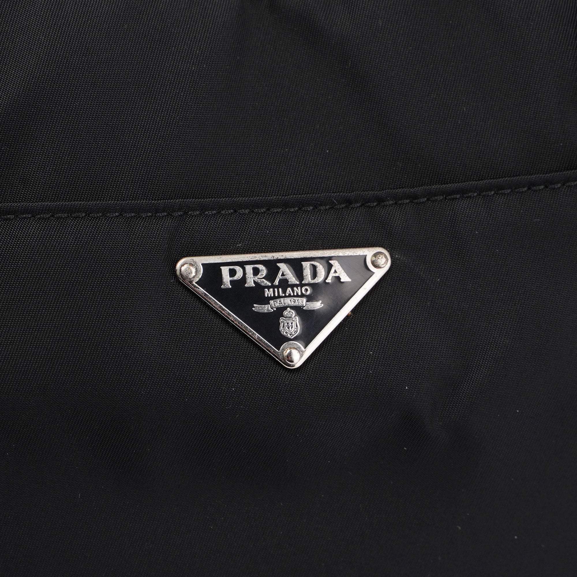 Prada Black Tessuto Tote