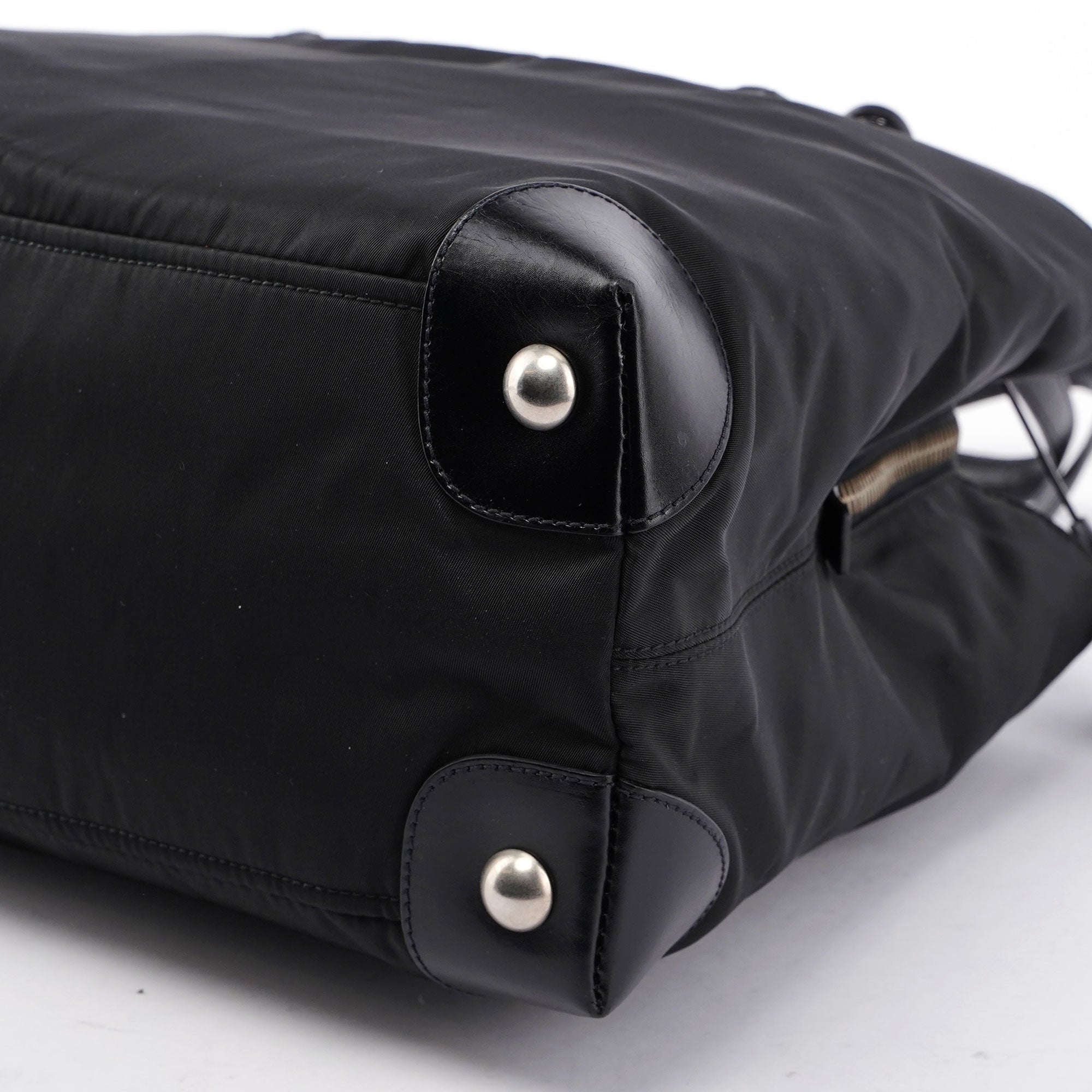 Prada Black Tessuto Tote