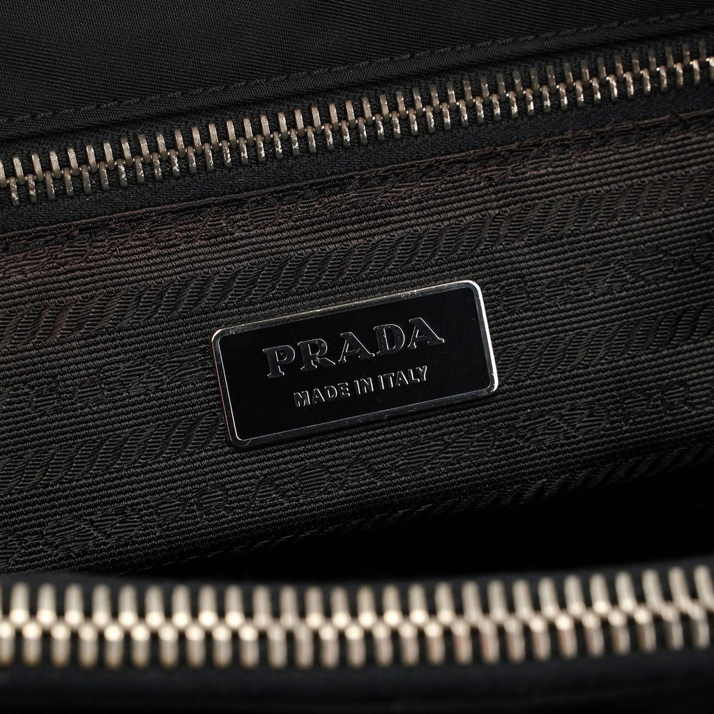 Prada Black Tessuto Tote