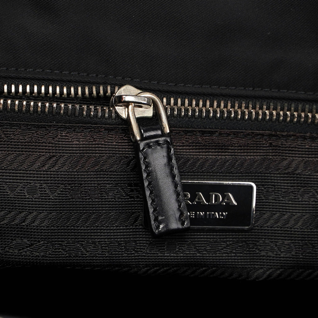 Prada Black Tessuto Tote