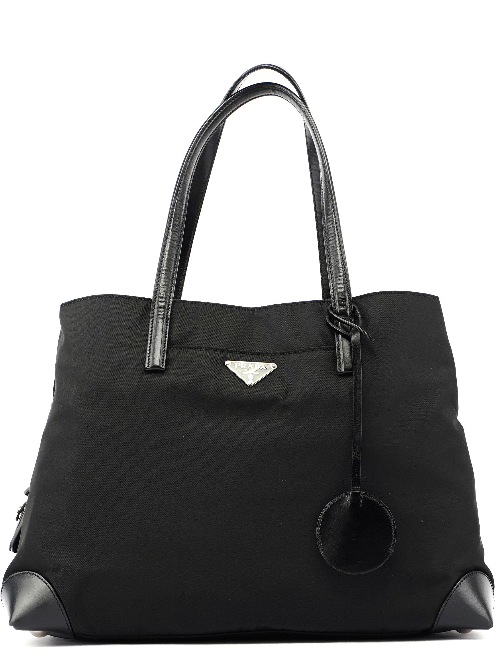 Prada Black Tessuto Tote