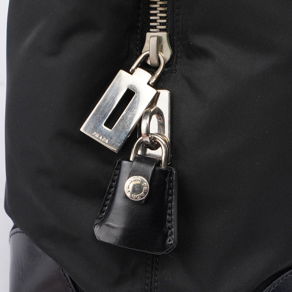 Prada Black Tessuto Tote