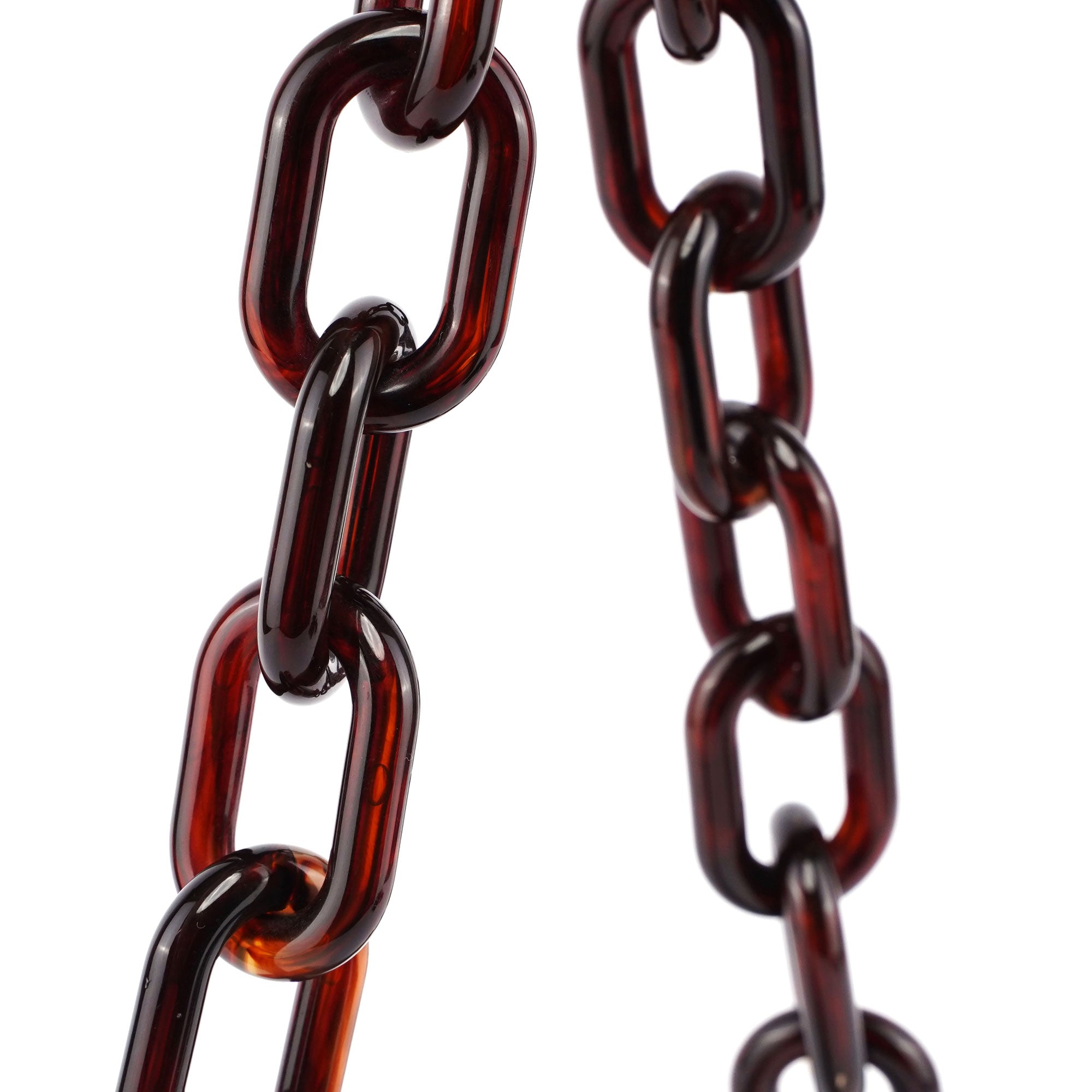 Prada Brown Calfskin Chain Shoulder Bag