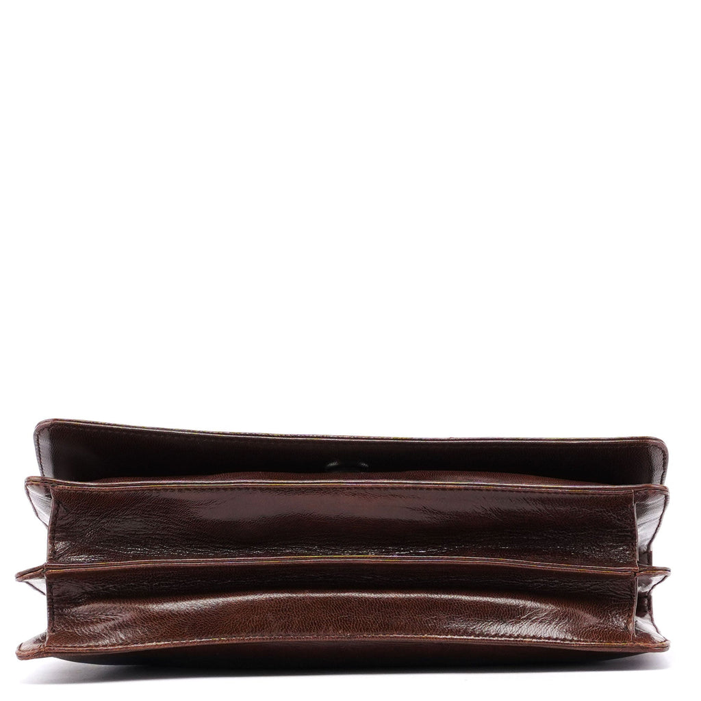 Prada Brown Leather Chain