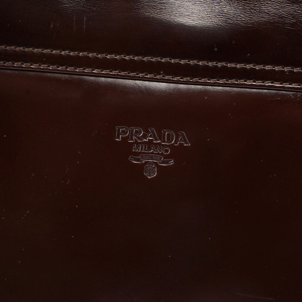 Prada Brown Spazzolato Tote