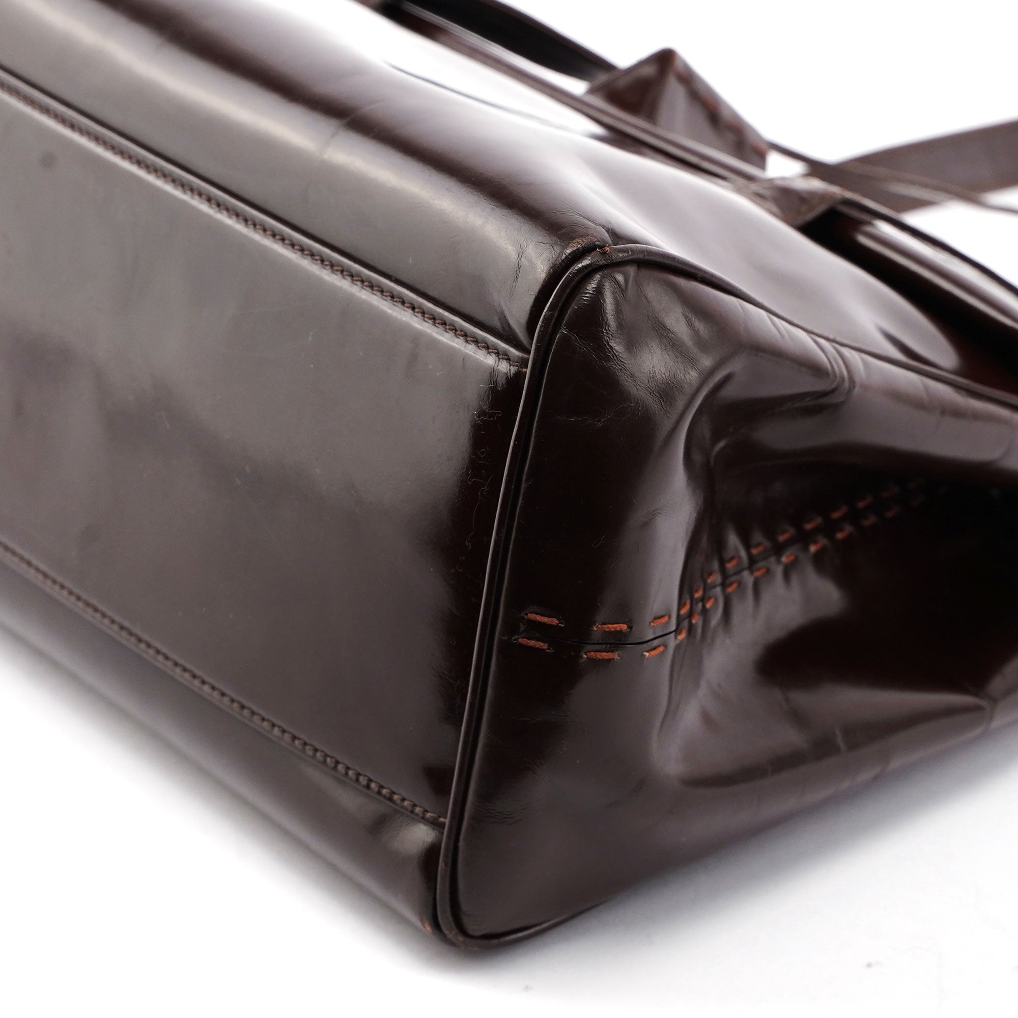 Prada Brown Spazzolato Tote